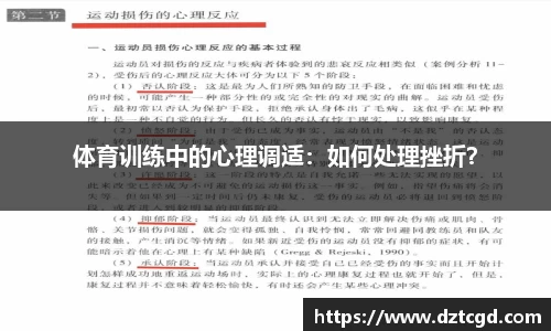 体育训练中的心理调适：如何处理挫折？